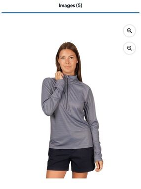 Reel Life 1/2 Zip UV Tee - NWT